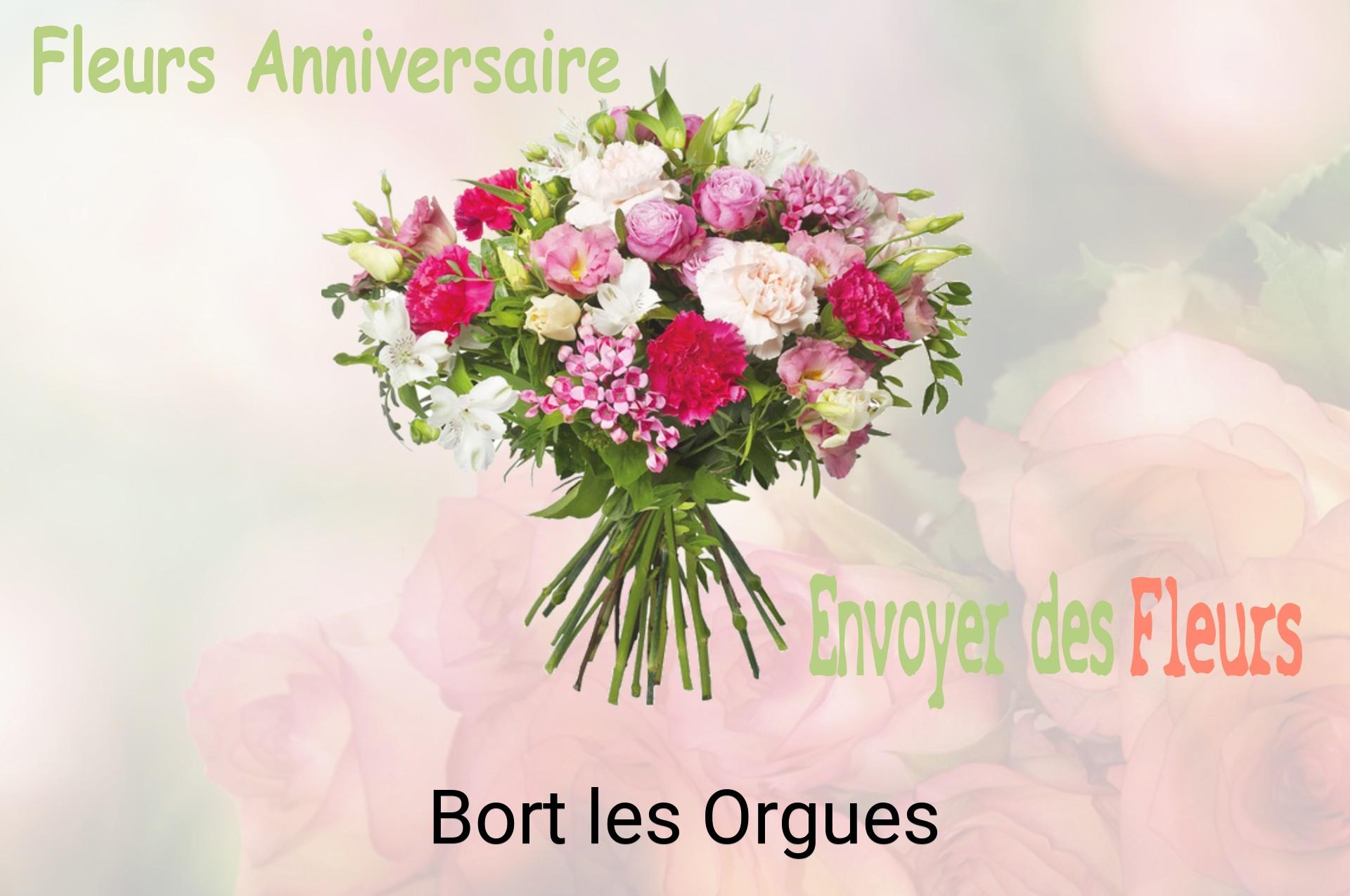 Bouquet de fleurs d’anniversaire livré à Bort-les-Orgues