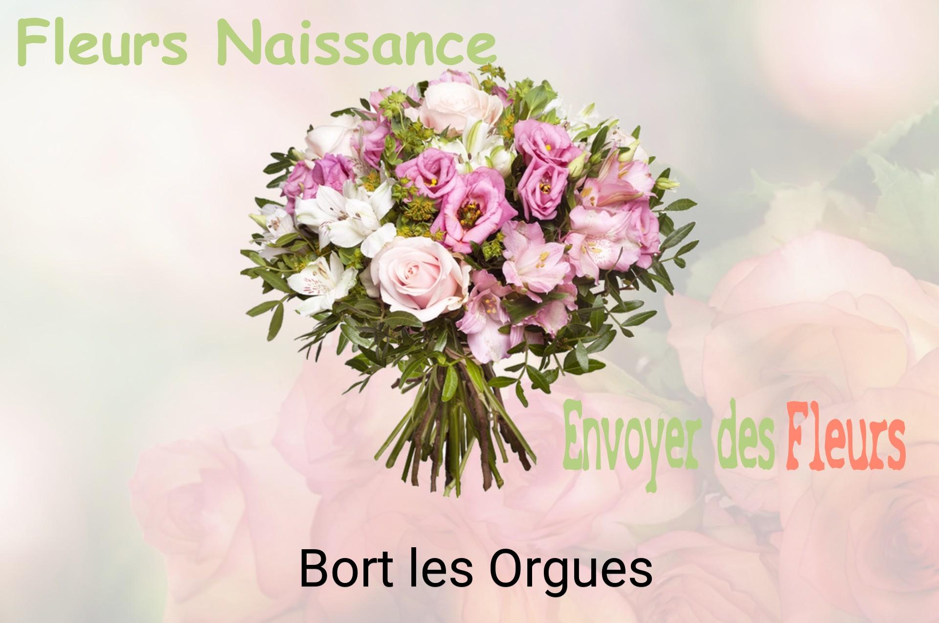 Bouquet de fleurs de naissance livré à Bort-les-Orgues